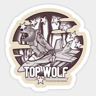 Top Wolf -  Classic 2 Sticker